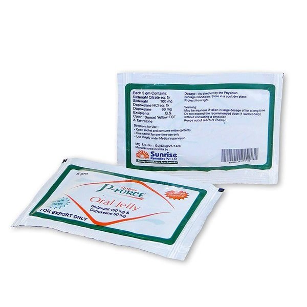 Super P-Force Oral Jelly (Sildenafil/Dapoxetine) Super P-Force Oral Jelly (Sildenafil/Dapoxetine)